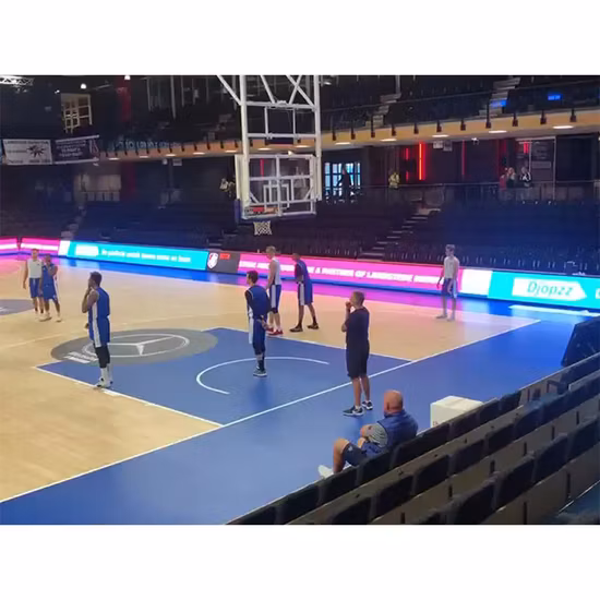 屋外フルカラー P4 ビデオウォールパネル電子デジタルバスケットボールコートスタジアムスポーツスコアボード防水大型ビデオ LED 表示画面